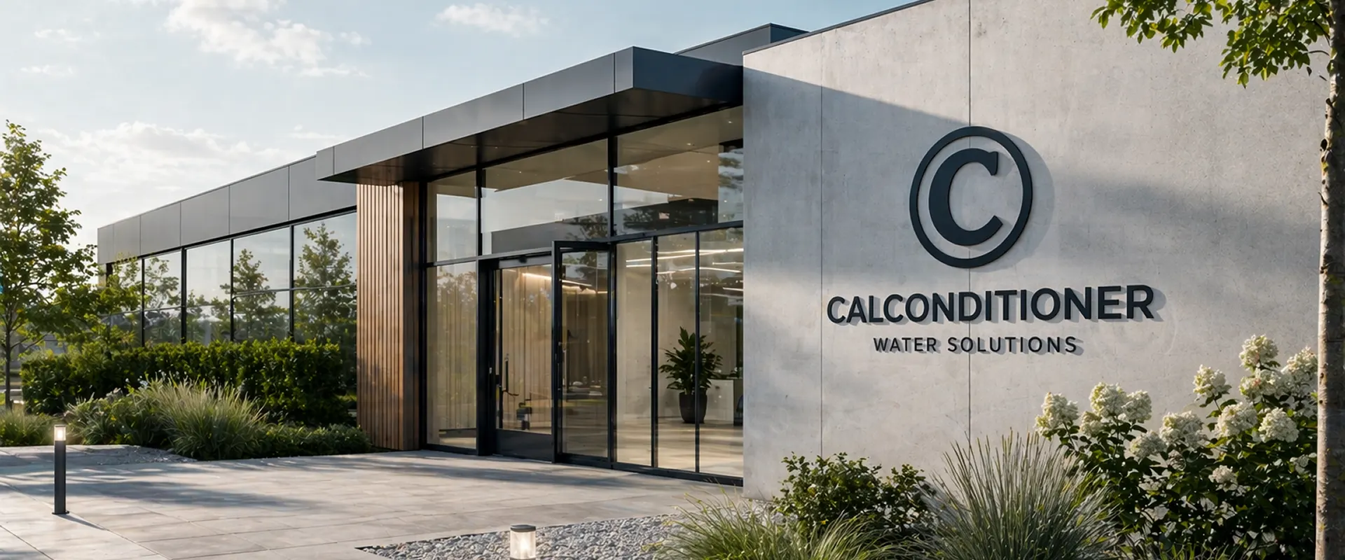 Visualizzazione di un edificio moderno Calconditioner